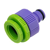  Адаптер пластмассовый, 1/2"-3/4"-1", внутренняя резьба Palisad 65635 