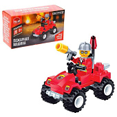UNICON Конструктор "Пожарная машина", 38 деталей, №SL-1353 1649822 UNICON Конструктор "Пожарная машина", 38 деталей, №SL-1353 1649822