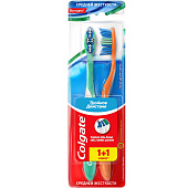 Зубная щетка Colgate Тройное Действие (средняя) 1+1 Зубная щетка Colgate Тройное Действие (средняя) 1+1