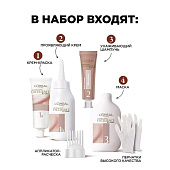 Краска для волос L'O Excellence Creme Универсальные нюдовые оттенки 1U Ун. черный