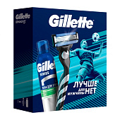  Подарочный набор GILLETTE MACH3 Бритва с 1 сменной кассетой+GILLETTE Пена для бритья Regular (классическая) 200мл 