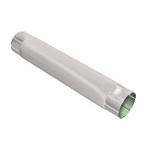 Труба соединительная круглая 125/90 1м Optima, Белый Ral:9003 Труба соединительная круглая 125/90 1м Optima, Белый Ral:9003