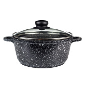 Кастрюля Casta 3,3 л EliZone Черный мрамор ELZ-3-l Кастрюля Casta 3,3 л EliZone Черный мрамор ELZ-3-l