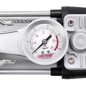  Компрессор металлический 60 л/мин 2х поршневой с крокодилами SKYWAY СОЮЗ в сумке 10 АТМ 