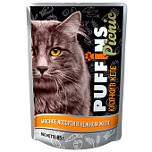  Влажный корм Паффинс picnic для кошек 85гр желе Мясное ассорти 