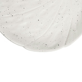 Блюдо Light pumpkin  22 см, белое, в крапинку, Тыква ANLAF-FDWS-031224-1