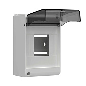 Корпус пластиковый КМПн-4, 4модуля  IP30 черный IEK