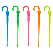 Набор шпажек для канапе "Зонтики" 20 шт. (L= 90 мм) Набор шпажек для канапе "Зонтики" 20 шт. (L= 90 мм)