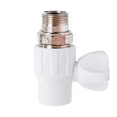  Шаровый кран для радиатора прямой 25х3/4" PPR 