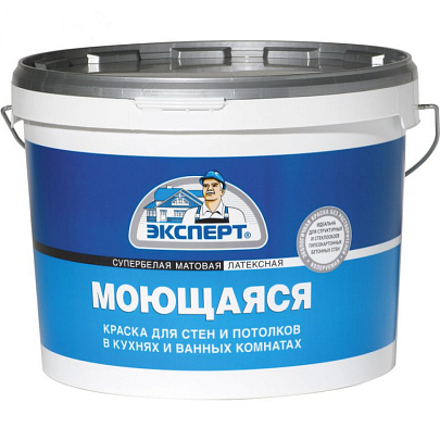 В/Д краска МОЮЩАЯСЯ с/б Эксперт 7кг В/Д краска МОЮЩАЯСЯ с/б Эксперт 7кг