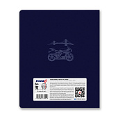  Тетрадь 48л "Со скоростью света", скрепка, клетка, тиснение золотой фольгой, Т199/01515 