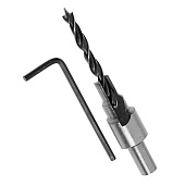  Сверло-зенкер под конфирмат, 7х50мм, Vertextools 