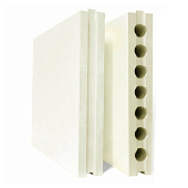 Плита гипсовая пазогребневая 667х500х80мм пустотелая /Пермь Плита гипсовая пазогребневая 667х500х80мм пустотелая /Пермь