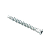 Стяжка шурупная 5,0x50 HEX белый цинк 100 шт Стяжка шурупная 5,0x50 HEX белый цинк 100 шт