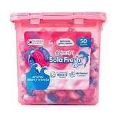 Капсулы для стирки Sola Fresh base Аромат пенного бриза 50шт, бокс