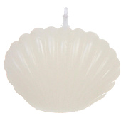 Свеча "Морская ракушка" 6х4,5, Белый Свеча "Морская ракушка" 6х4,5, Белый
