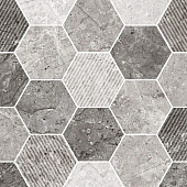  Плитка  25х50 Брилон  арт. 10-00-06-1003 серый /Нефрит (1,625м2) 