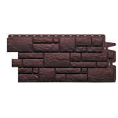 Фасадная панель Docke PREMIUM BURG (Бург) Тёмный 1072х472мм