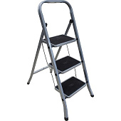 Стремянка стальная 3 ступени, широкие, высота платформы 69см, макс. нагр. 120кг., Сибртех Стремянка стальная 3 ступени, широкие, высота платформы 69см, макс. нагр. 120кг., Сибртех