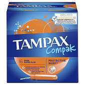  Тампоны TAMPAX Compak женские гигиенические с аппл. Super Plus Duo 16шт 