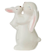  Фигурка декоративная "Зайцы", L9 W6,5 H11 см, 818466 