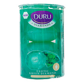 Мыло туалетное DURU DIAMONDS Изумруд 4х90г экопак Мыло туалетное DURU DIAMONDS Изумруд 4х90г экопак