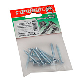  Саморезы универсальные оцинкованные ШУц 4,5х40мм, потайная голова, 11шт 