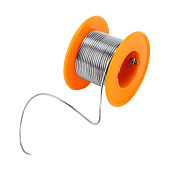 Припой Sn60Pb40, D 1 мм, 25 г, на пластмассовой катушке// Sparta Припой Sn60Pb40, D 1 мм, 25 г, на пластмассовой катушке// Sparta