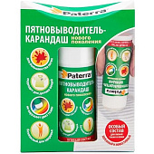 Пятновыводитель карандаш PATERRA, для всех типов загрязнений и всех видов тканей, 20 г Пятновыводитель карандаш PATERRA, для всех типов загрязнений и всех видов тканей, 20 г