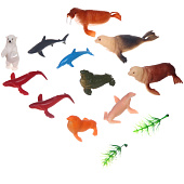 Набор животных На северном полюсе, 12 предметов, 550-761 Набор животных На северном полюсе, 12 предметов, 550-761