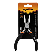  Длинногубцы Mini, 130 мм, никелированные, прямые, авторазжим// Sparta 