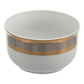  Миска для сахара 11 см Thun Opal, декор "Широкий кант платина, золото" БТФ0543 