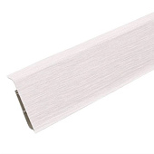 Плинтус Деконика (под проводку) Ясень бьянко 85мм 2.2м Плинтус Деконика (под проводку) Ясень бьянко 85мм 2.2м