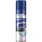 Гель для бритья GILLETTE Очищающий с углем 200мл