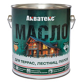 Акватекс масло для террас, лестниц, полов 2,5 л тик Акватекс масло для террас, лестниц, полов 2,5 л тик