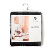 Скатерть (саржа) 146х220 Этель Home чёрный 10472195