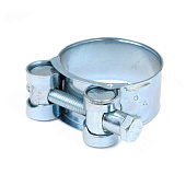 Хомут шарнирный 36- 39мм (белый цинк 2 шт) Хомут шарнирный 36- 39мм (белый цинк 2 шт)