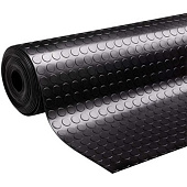 Покрытие противоскользящее Монетка 1.2м черный/резина Покрытие противоскользящее Монетка 1.2м черный/резина