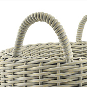 Кашпо искусственный ротанг 'Verda Line' 20,0 л d=300 мм h=300/385 мм С0486 Кашпо искусственный ротанг 'Verda Line' 20,0 л d=300 мм h=300/385 мм С0486