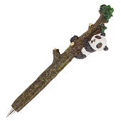  Ручка фигурная "ПАНДЫ" СИНЯЯ, 4 дизайна ассорти, 0,5мм, дисплей, BRAUBERG, 142767 