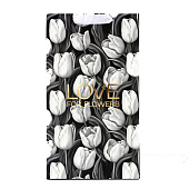  Пакет под две бутылки Tulip, тиснение, 35 х 20 х 9 см, 10135541 