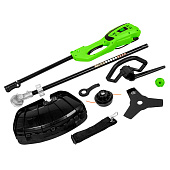 Электрический триммер ЭК-1200, 1,2 кВт, разборная штанга, леска/нож Сибртех Электрический триммер ЭК-1200, 1,2 кВт, разборная штанга, леска/нож Сибртех