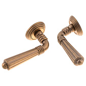  Ручка дверная RUCETTI RAP-CLASSIC-L 5 OMB старая матовая бронза 