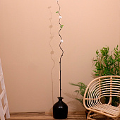 Интерьерный декор из бамбука, цветы пластик 200 см белый 7779960 Интерьерный декор из бамбука, цветы пластик 200 см белый 7779960