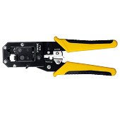 Кримпер для обжима телефонных и компьютерных клемм S-RJ, (RJ45, RJ11, RJ12, STAYER