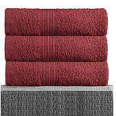 Полотенце 50х90 махровое х/б 100%, с бордюром "косичка", Шоколад Полотенце 50х90 махровое х/б 100%, с бордюром "косичка", Шоколад