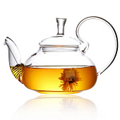 Чайник для заваривания 570 мл из стекла c крышкой из стекла TC-214 Чайник для заваривания 570 мл из стекла c крышкой из стекла TC-214