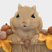 Конфетница, Autumn forest 17х14 см, коричневая, Белка ANLAF-1 Конфетница, Autumn forest 17х14 см, коричневая, Белка ANLAF-1