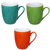 Кружка Квадрат,MILLIMI 380 мл, фарфор, 806-323 Кружка Квадрат,MILLIMI 380 мл, фарфор, 806-323