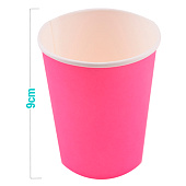  Набор бумажных стаканов 16 шт. "Partypink", (9 см) 